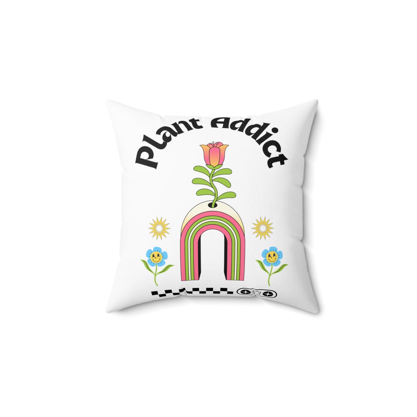 Plant Addict Spun Polyester Square Pillow