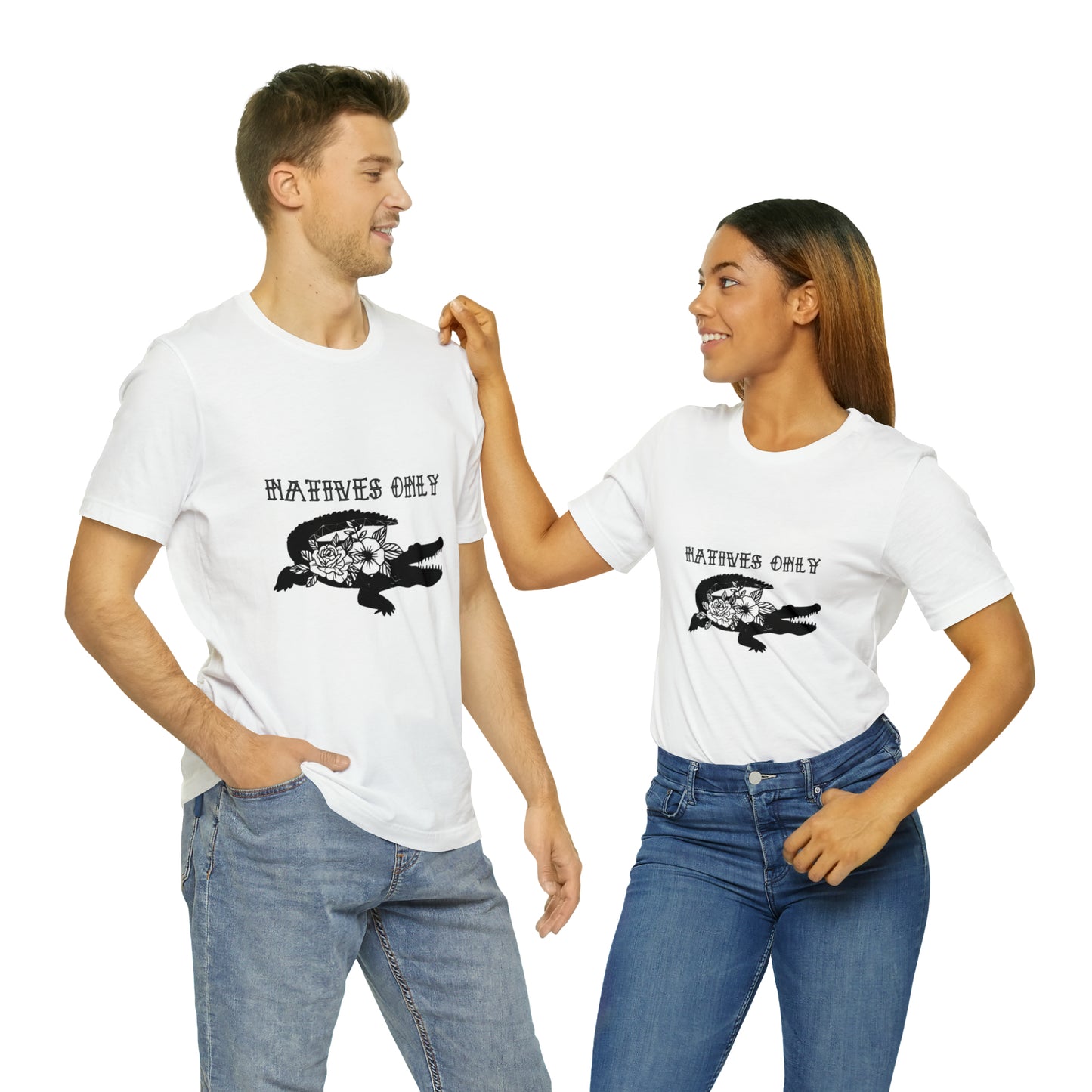 Natives Only Alligator Unisex Jersey Tee