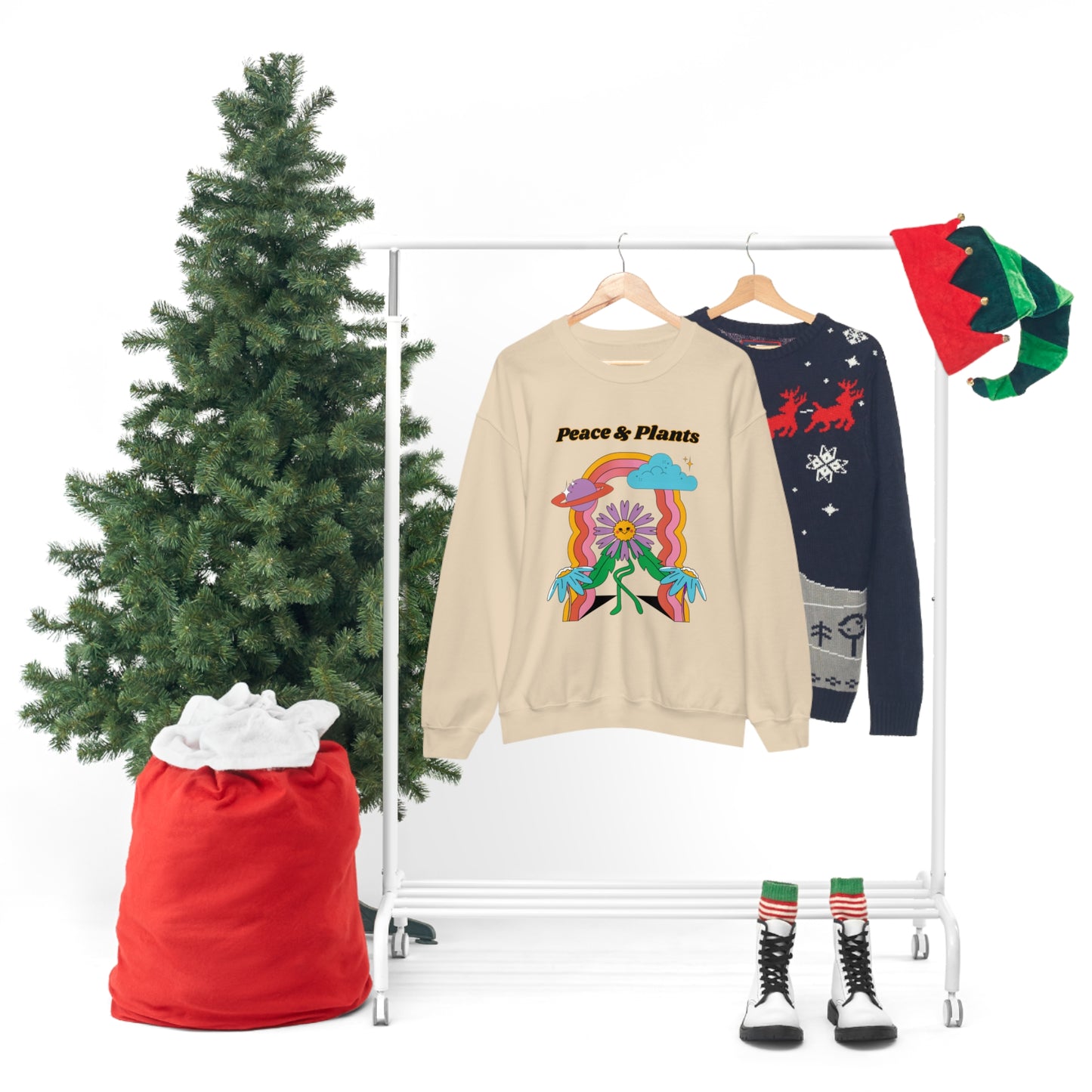 Peace & Plants Unisex Crewneck