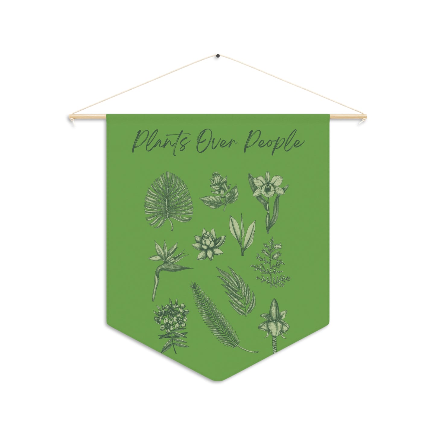 Plants Over People Pennant