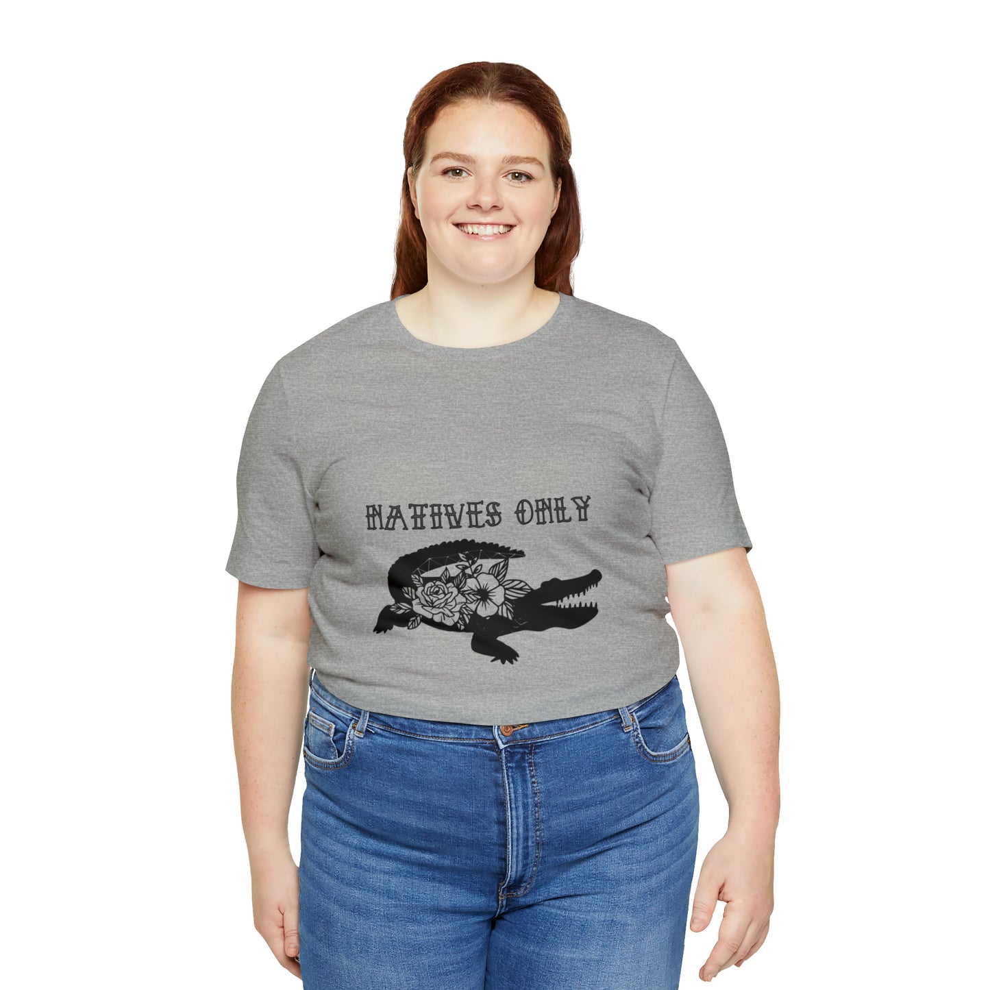 Natives Only Alligator Unisex Jersey Tee