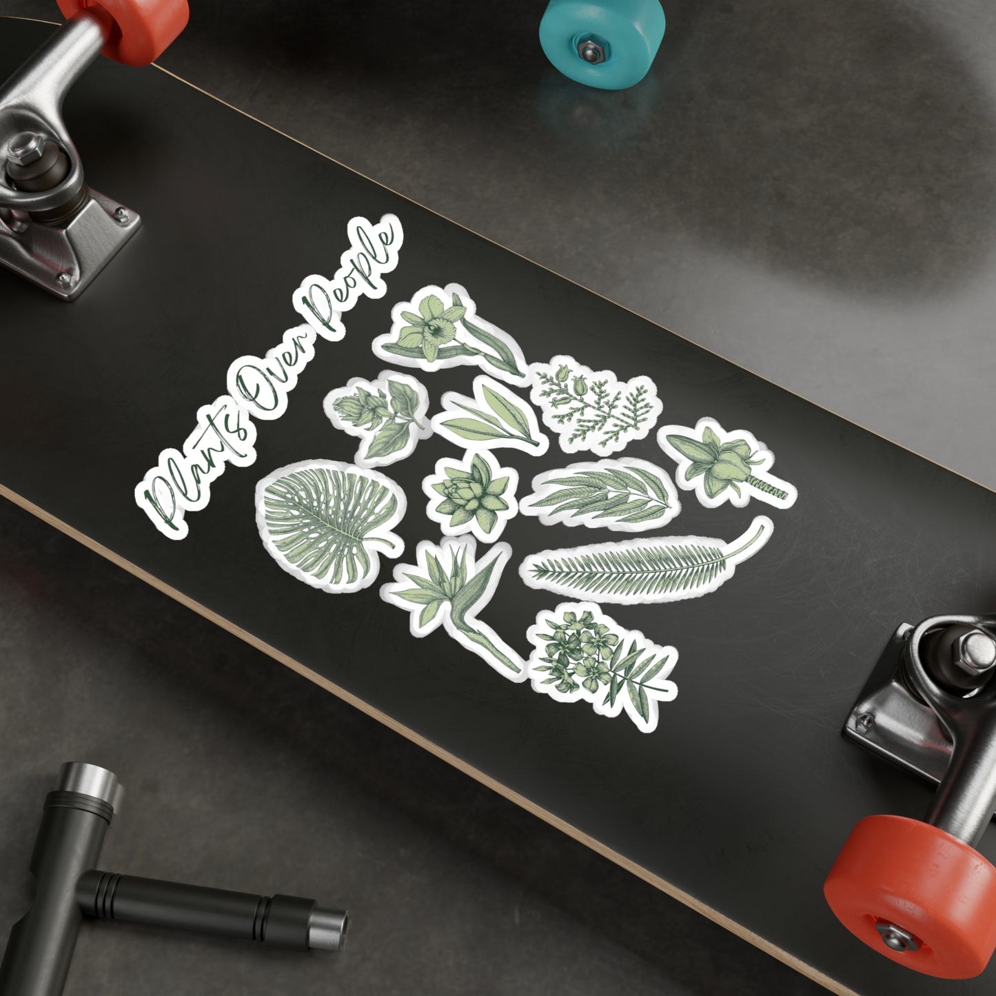 Plants Over People Vinyl Decals