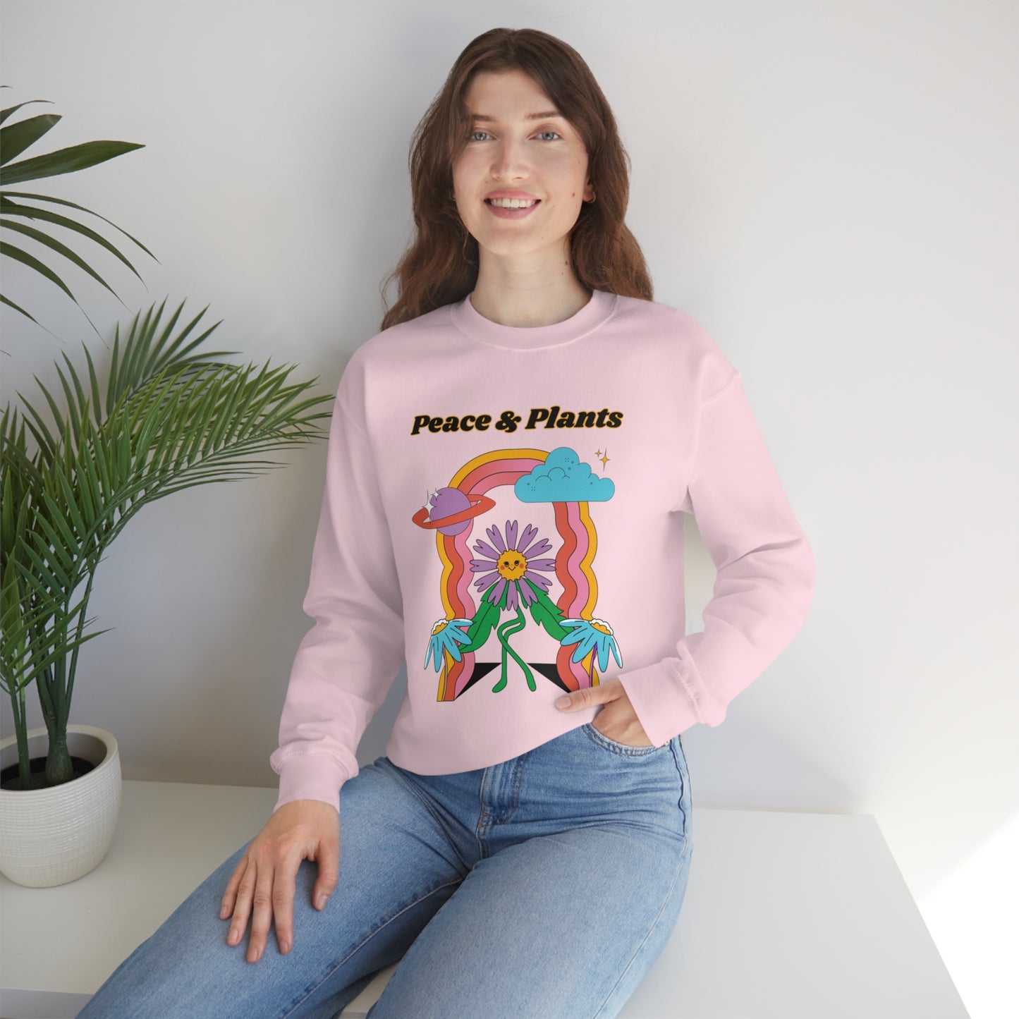 Peace & Plants Unisex Crewneck