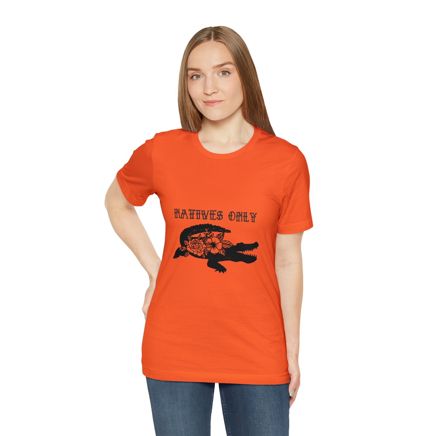 Natives Only Alligator Unisex Jersey Tee