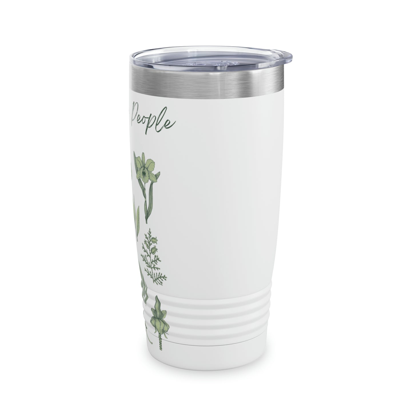 Plants Over People Ringneck Tumbler, 20oz