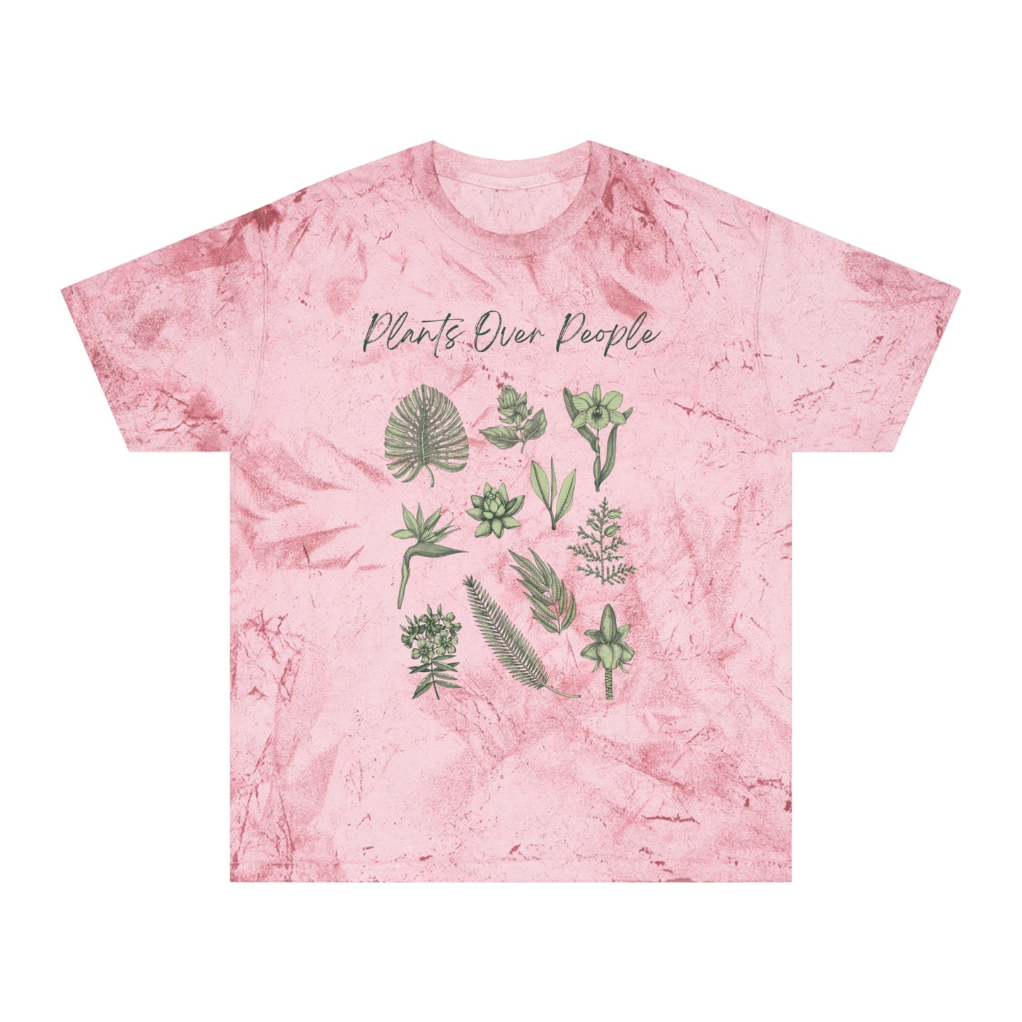 Plants Over People Unisex Color Blast T-Shirt