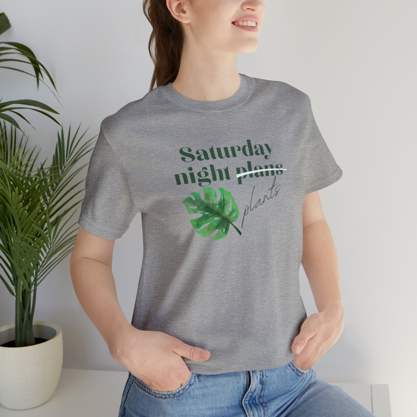 Saturday Night Plants Unisex Jersey Short Sleeve