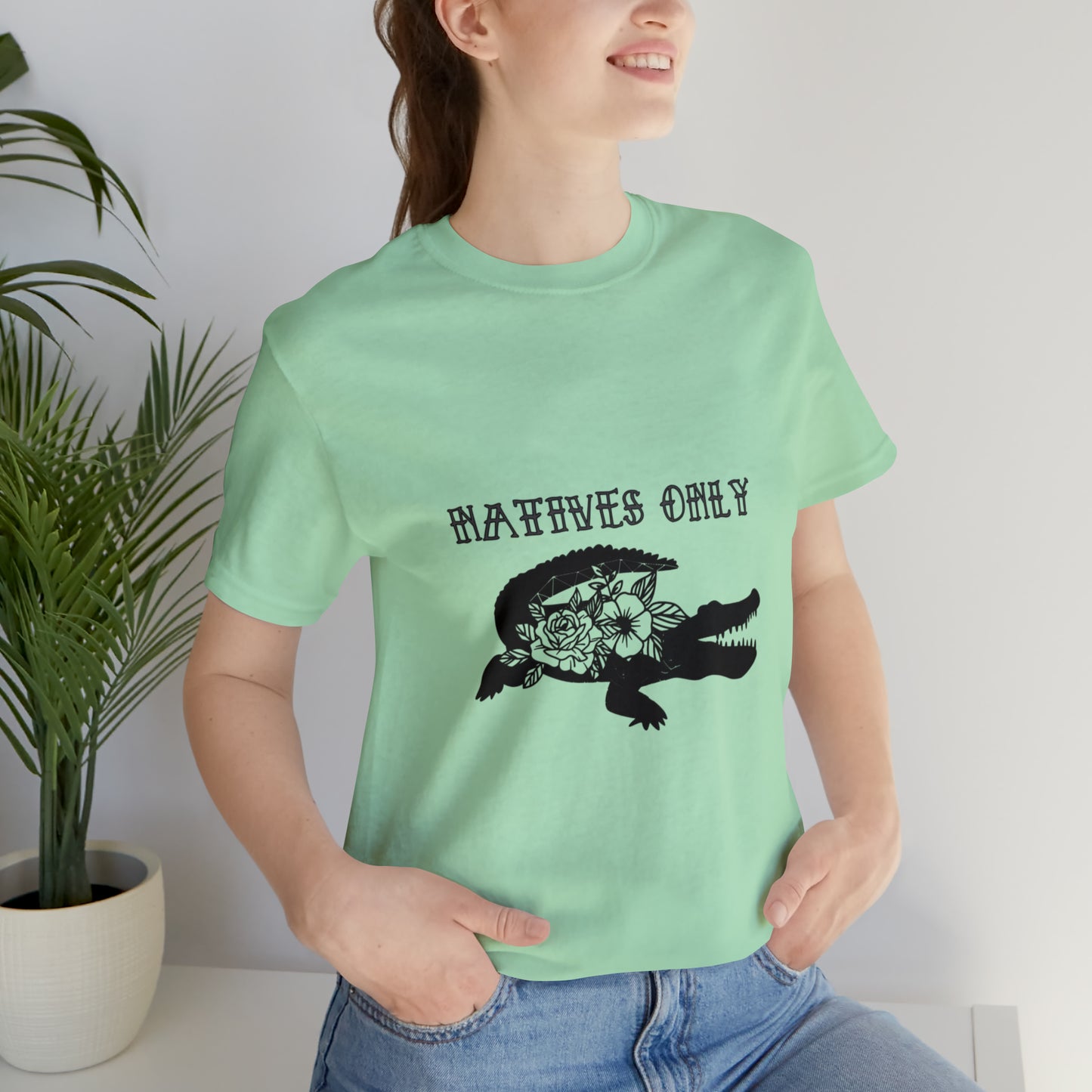 Natives Only Alligator Unisex Jersey Tee
