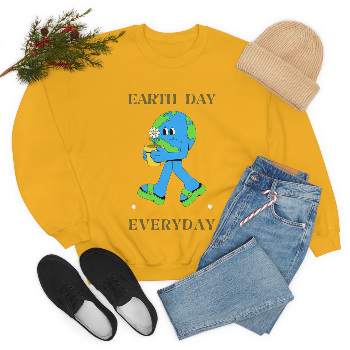 Earth Day Everyday Unisex Crewneck