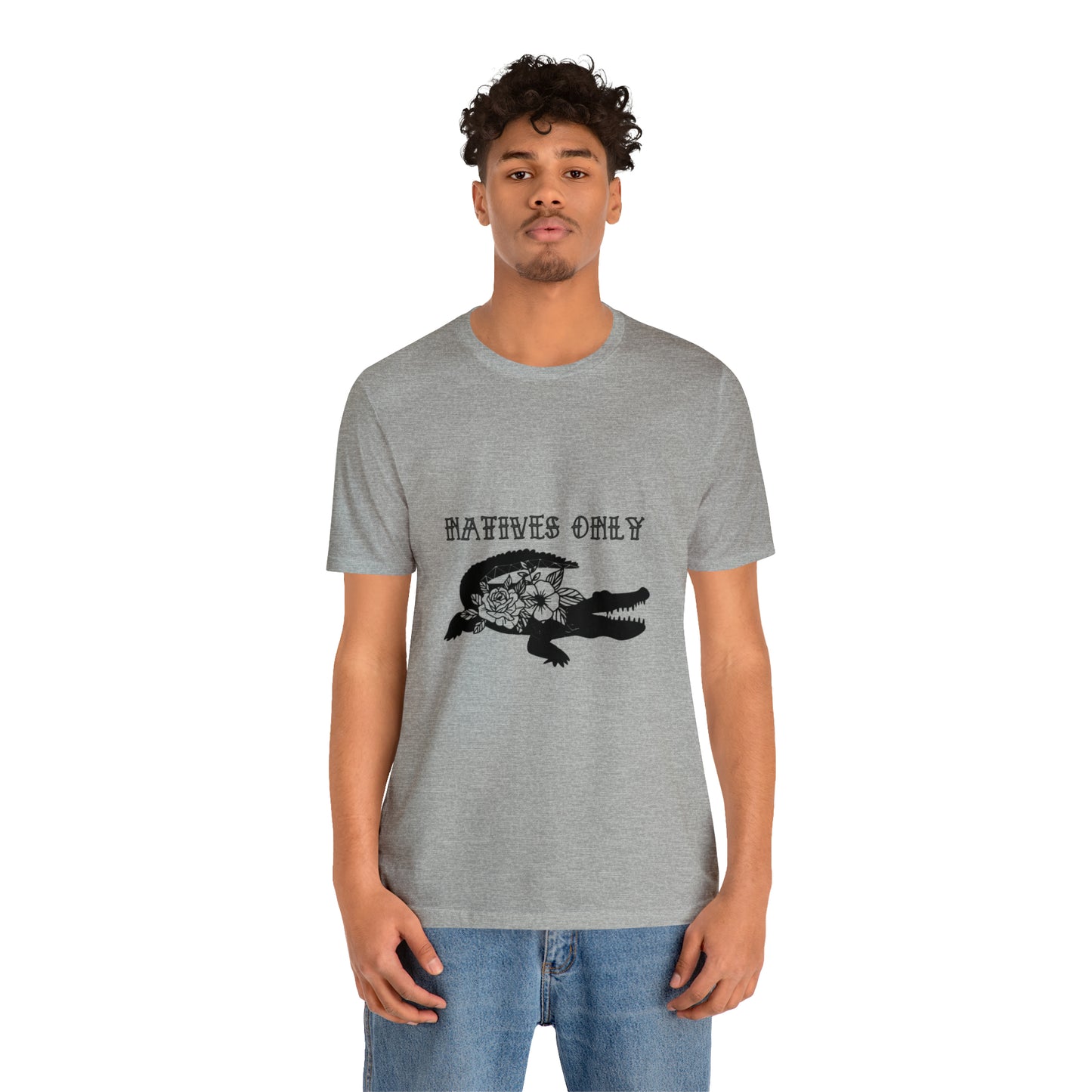 Natives Only Alligator Unisex Jersey Tee