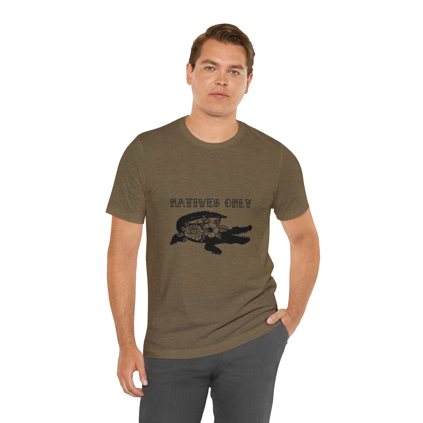 Natives Only Alligator Unisex Jersey Tee