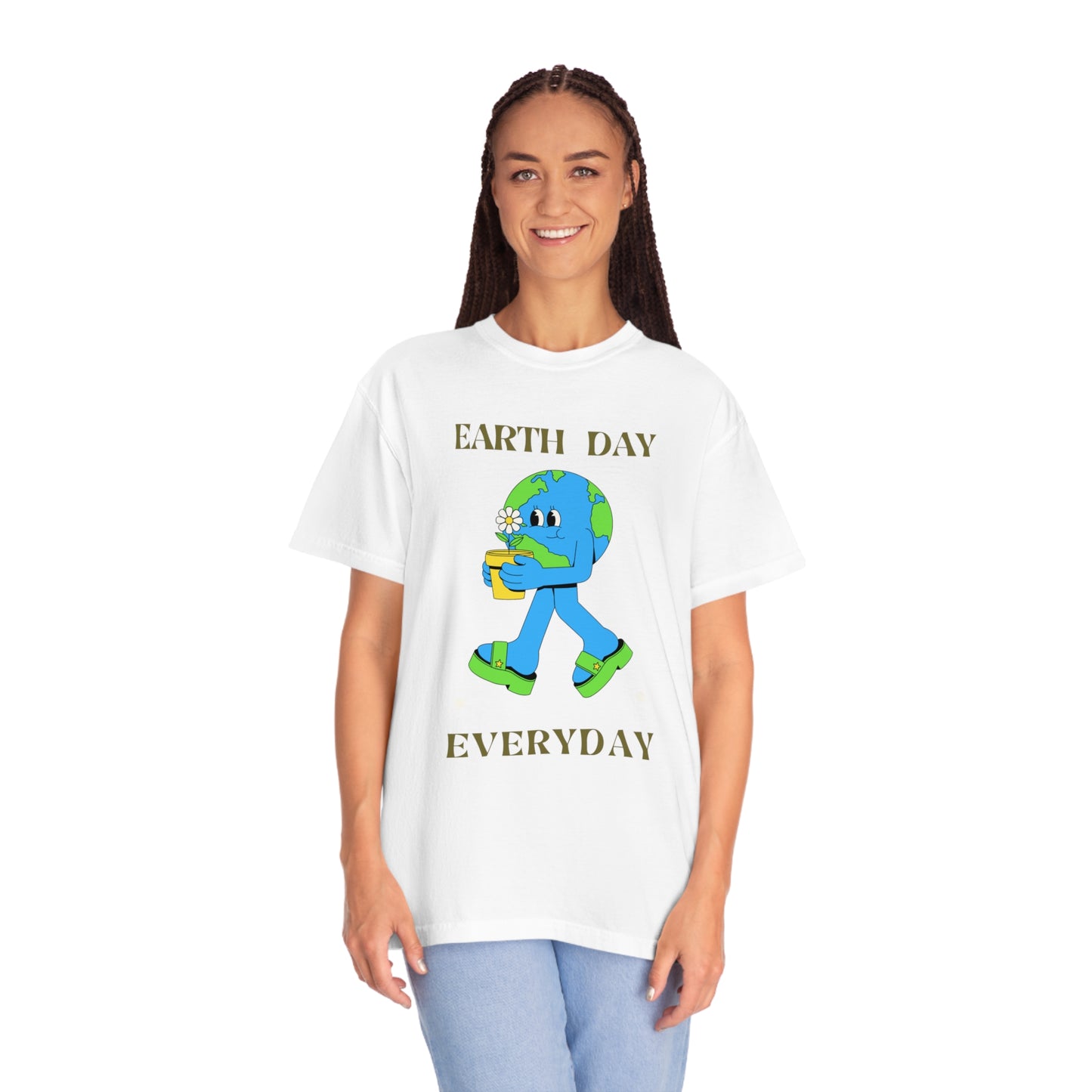 Earth Day Everyday Unisex Garment-Dyed T-shirt