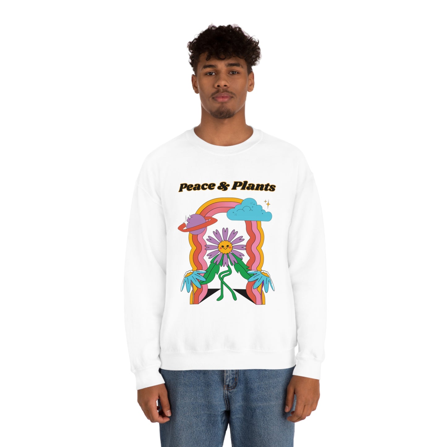 Peace & Plants Unisex Crewneck
