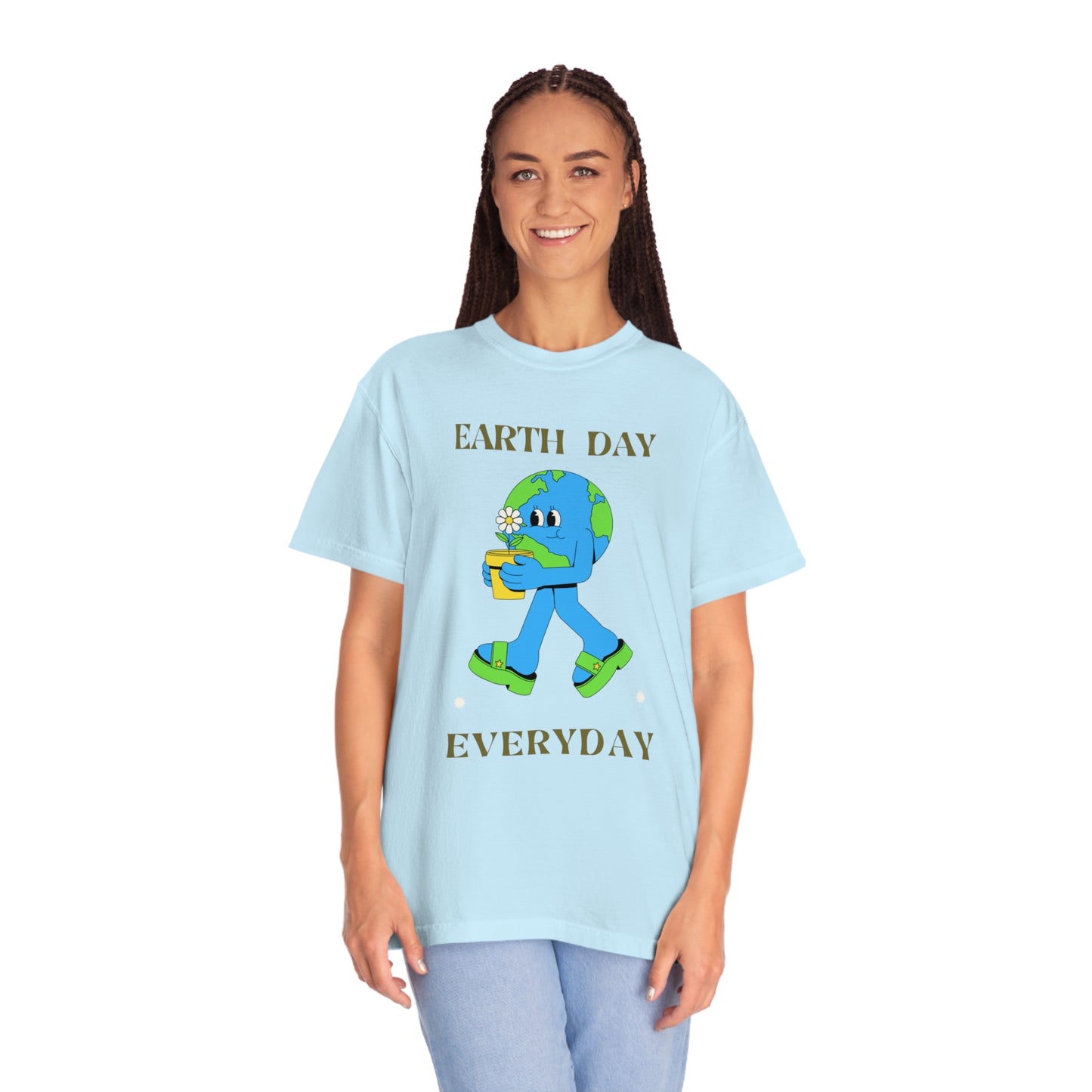 Earth Day Everyday Unisex Garment-Dyed T-shirt