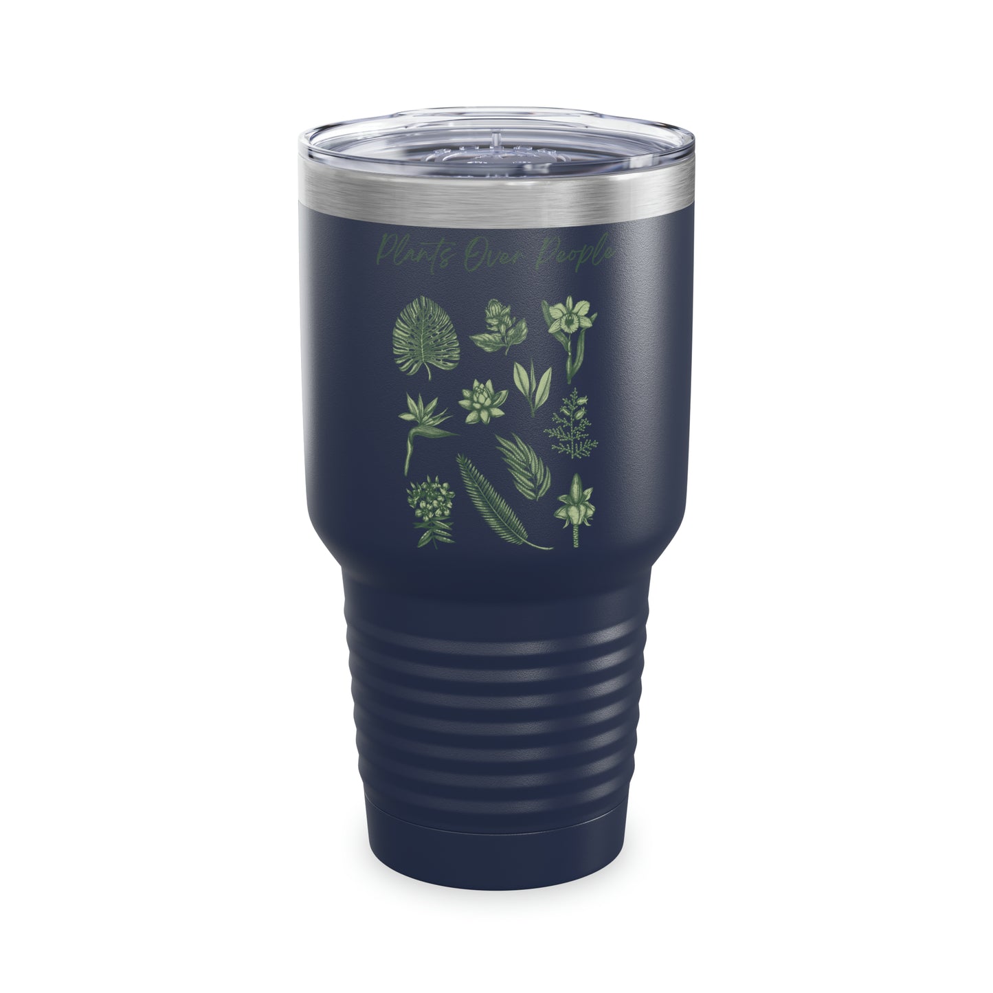 Plants Over People Ringneck Tumbler, 30oz