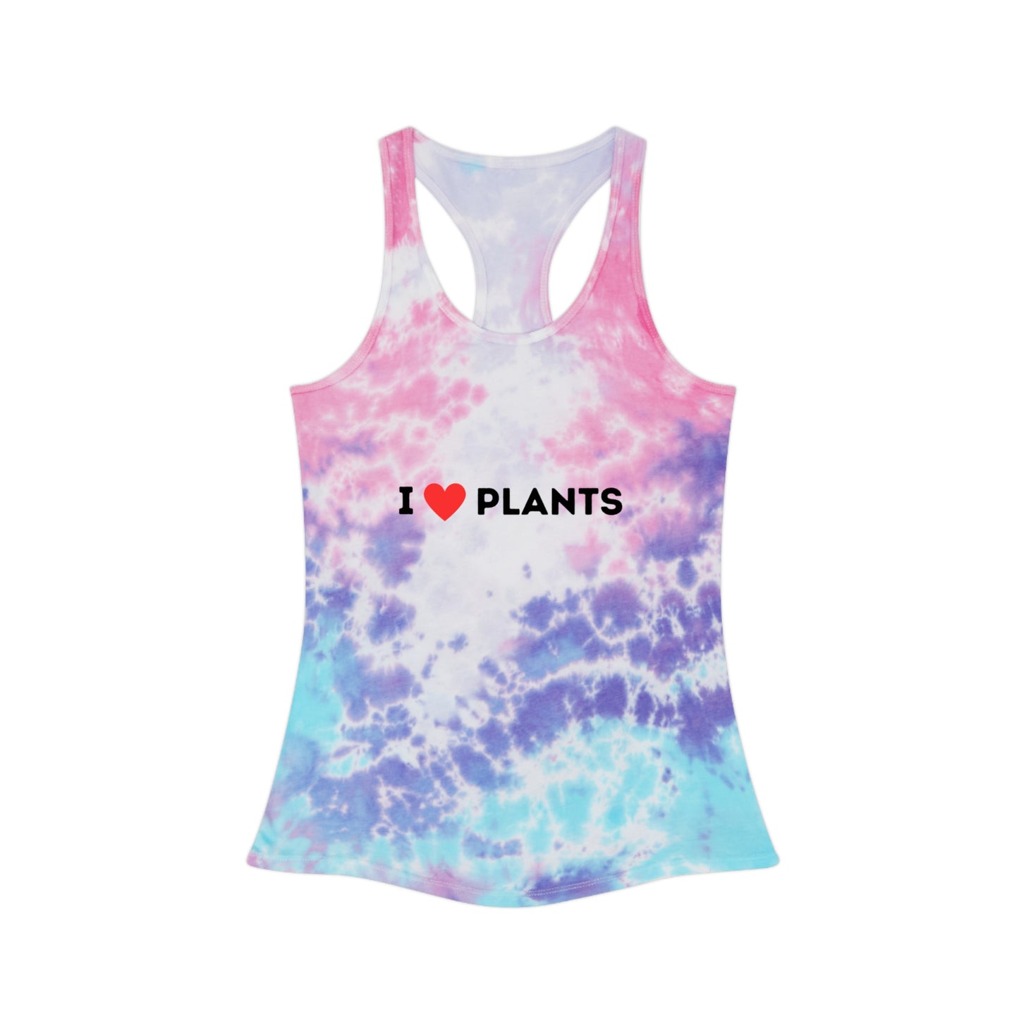 Love Plants Tie Dye Racerback Tank Top
