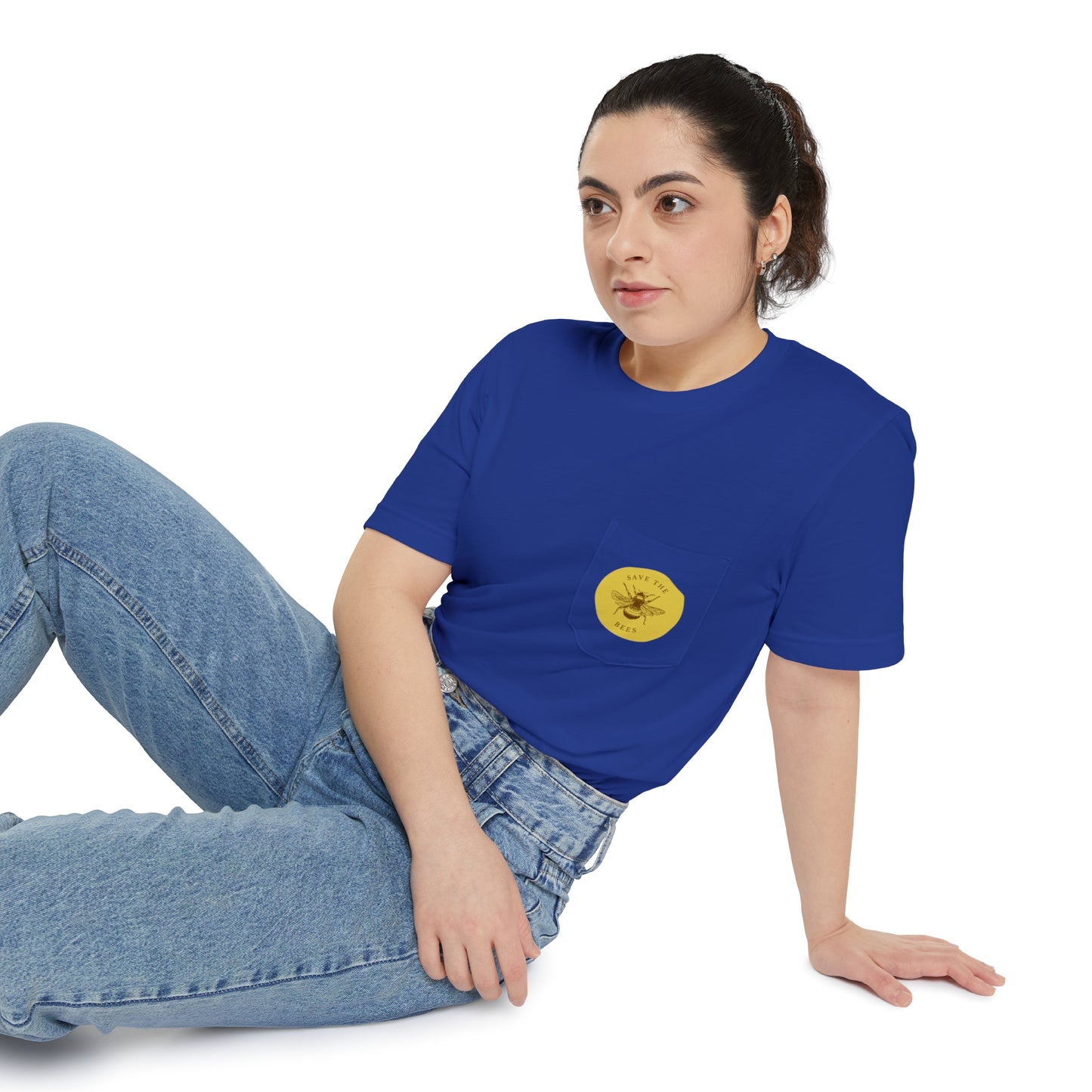 Save The Bees Unisex Pocket Tee