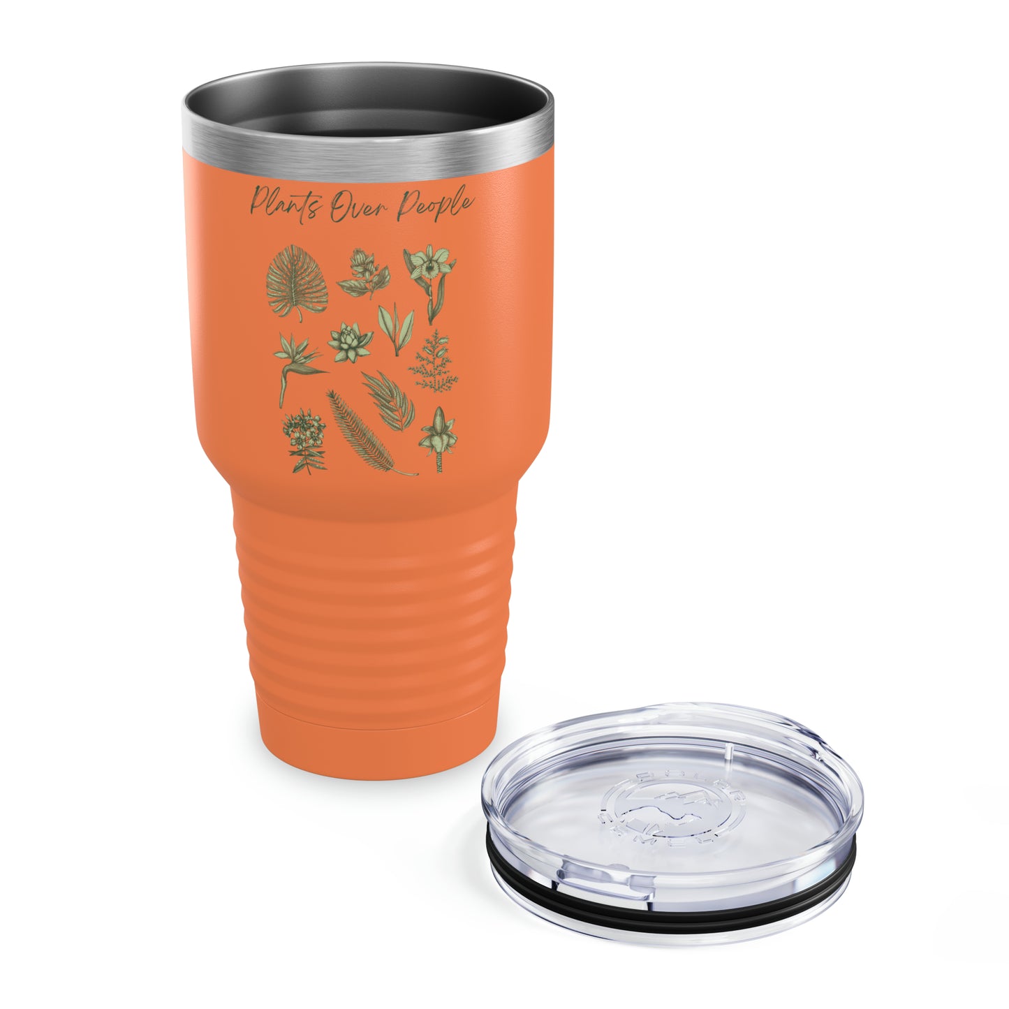 Plants Over People Ringneck Tumbler, 30oz