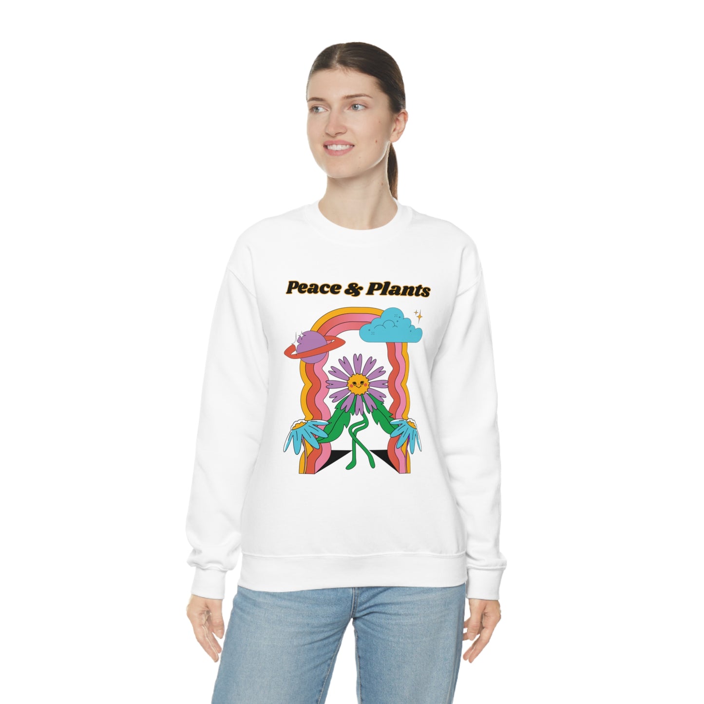 Peace & Plants Unisex Crewneck