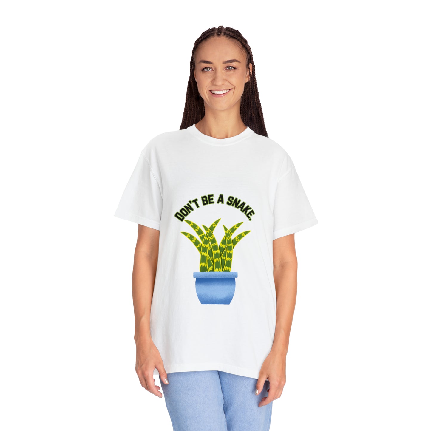 Don't Be A Snake Unisex Garment-Dyed T-shirt