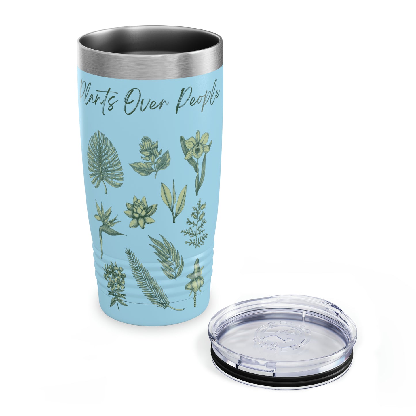 Plants Over People Ringneck Tumbler, 20oz