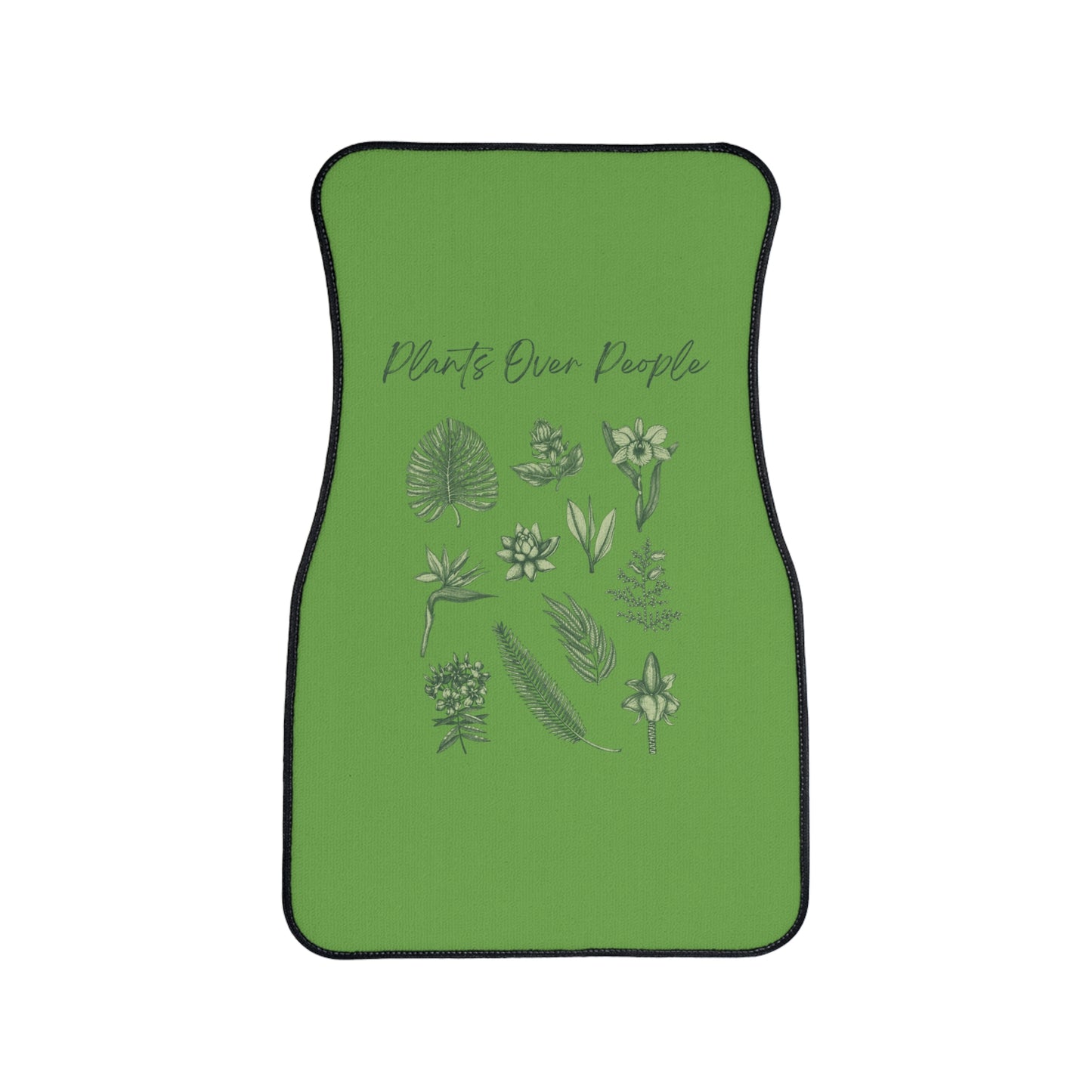Plants Over People Car Floor Mats, 1pc