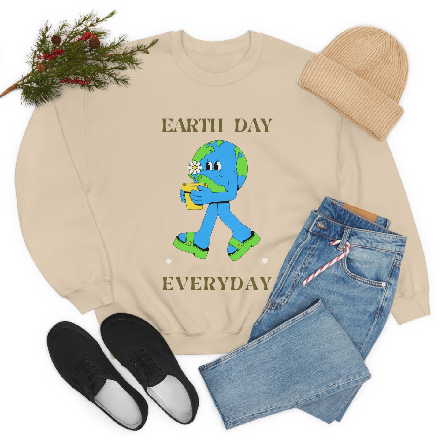 Earth Day Everyday Unisex Crewneck