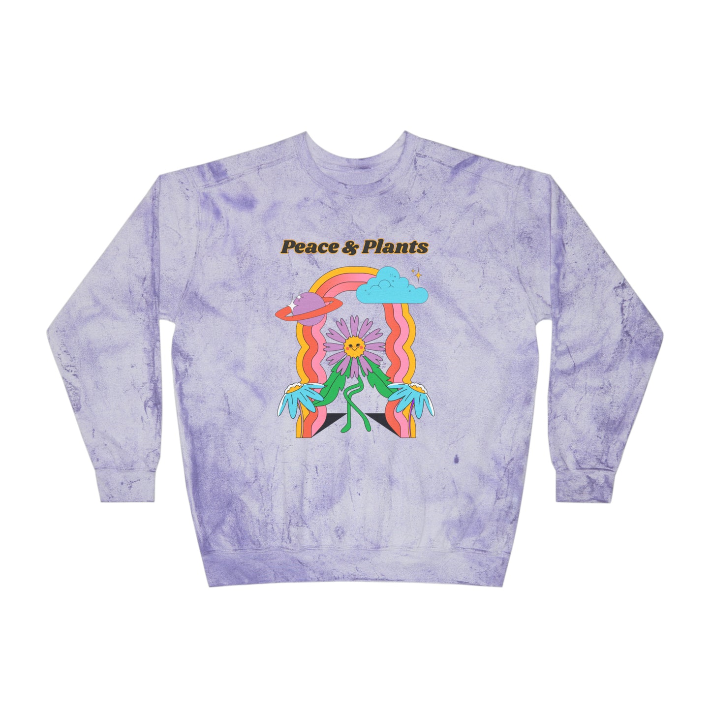 Peace & Plants Color Blast Crewneck