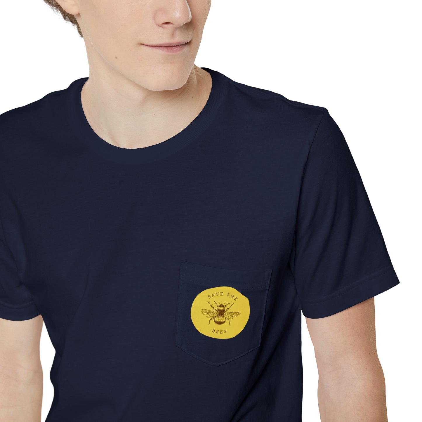 Save The Bees Unisex Pocket Tee