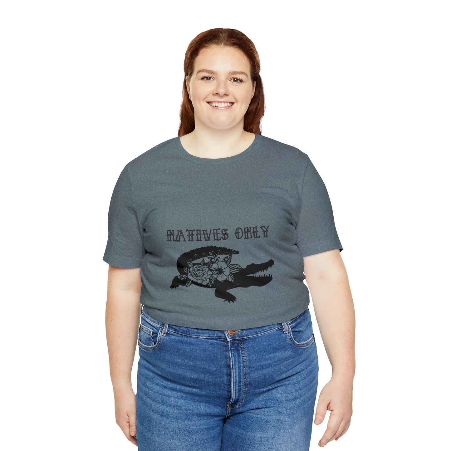 Natives Only Alligator Unisex Jersey Tee