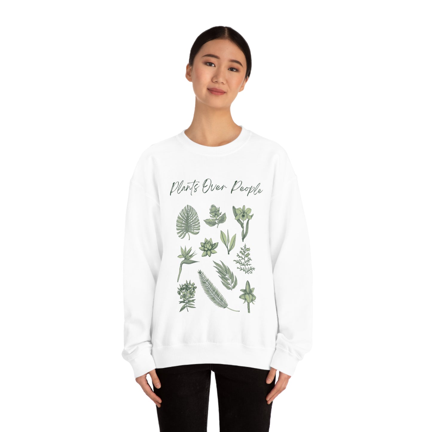 Plants Over People Unisex Crewneck