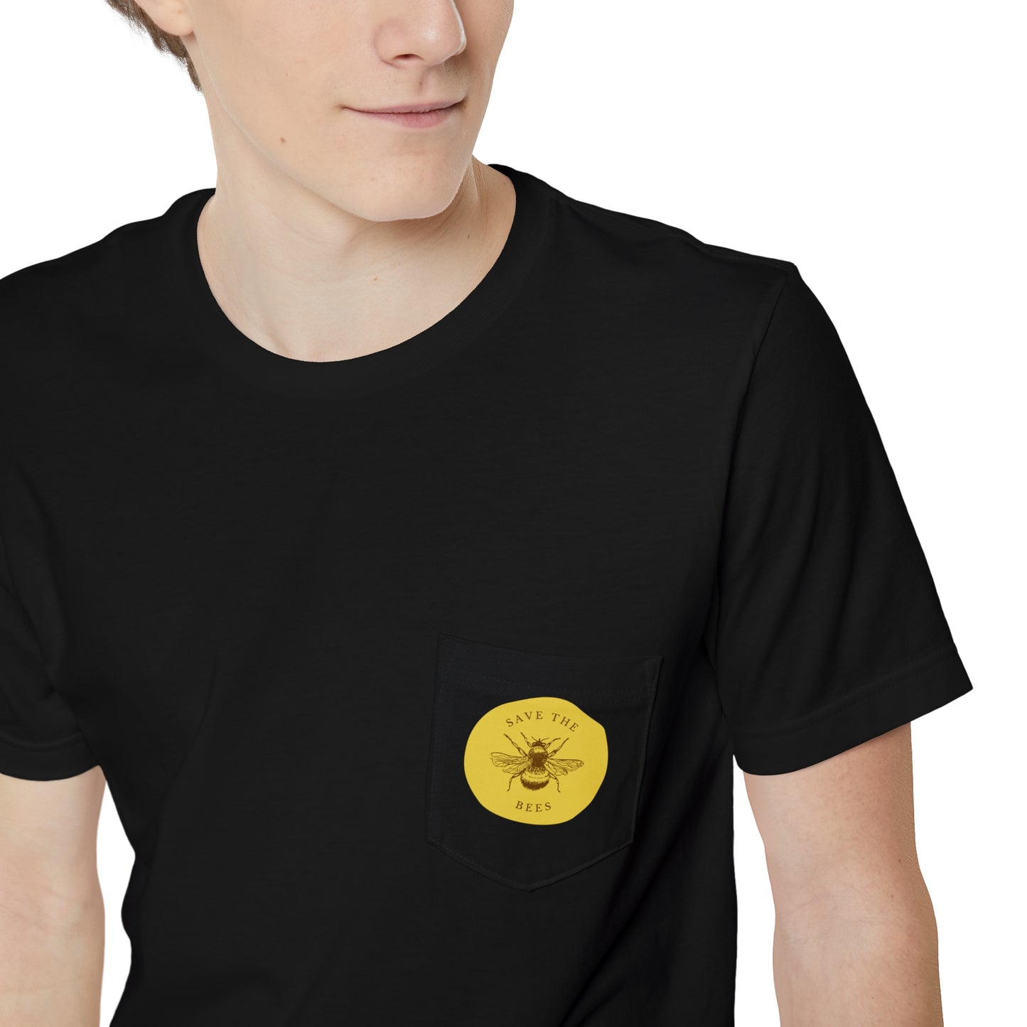 Save The Bees Unisex Pocket Tee