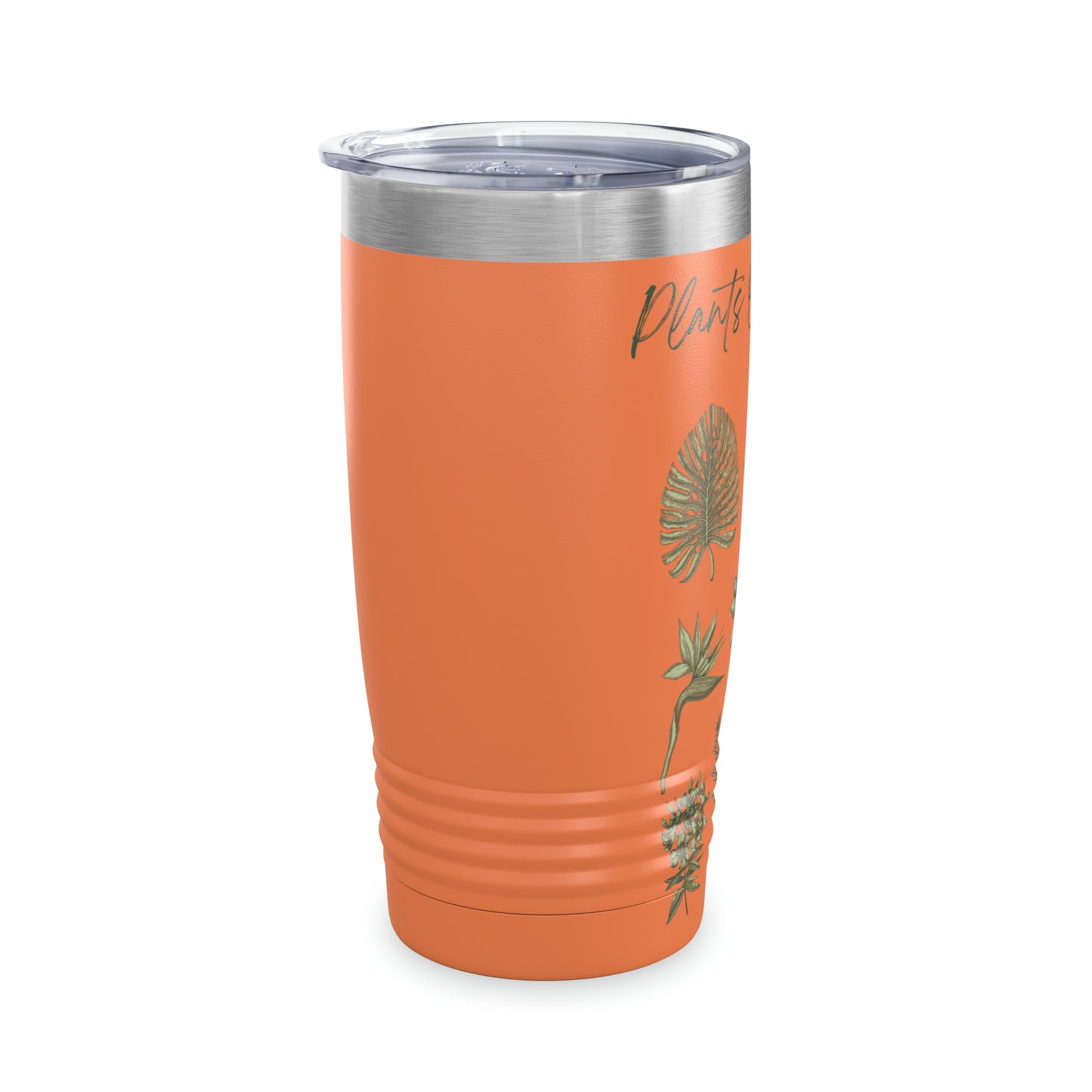 Plants Over People Ringneck Tumbler, 20oz