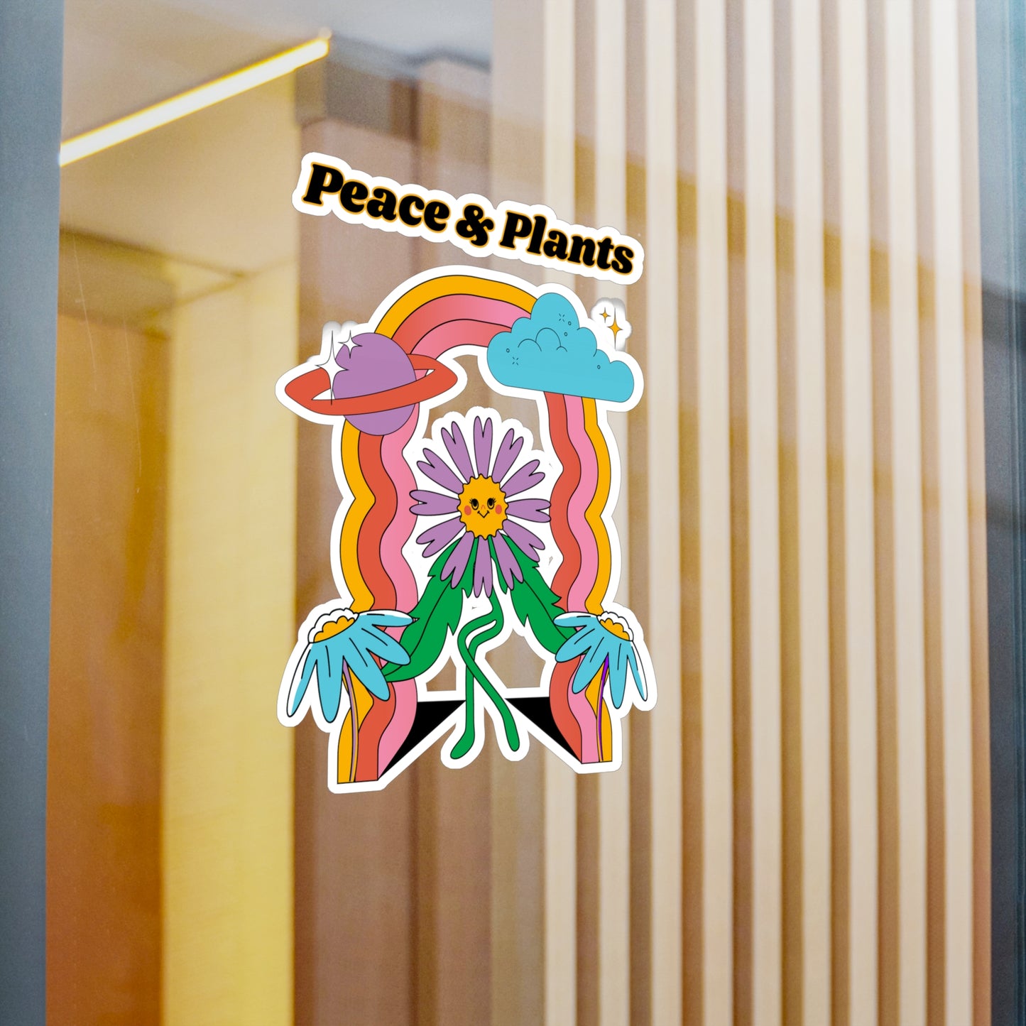 Peace & Plants Vinyl Decals