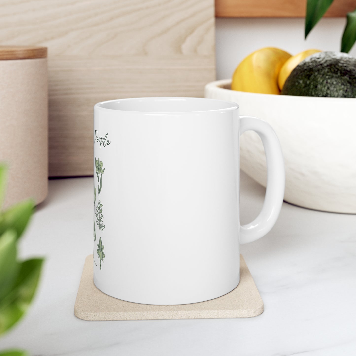 Plants Over People Ceramic Mug