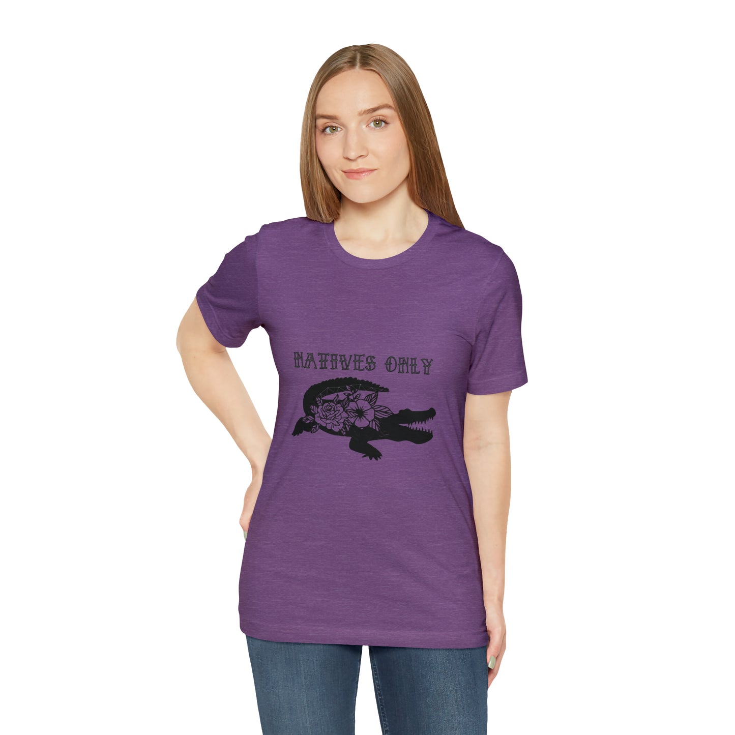 Natives Only Alligator Unisex Jersey Tee