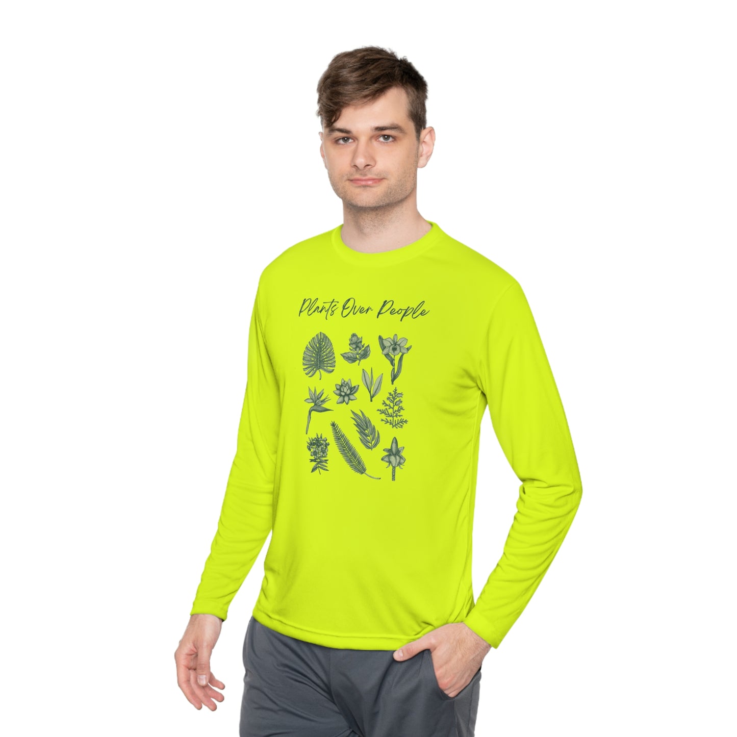 Plants Over People Unisex Lightweight Long Sleeve