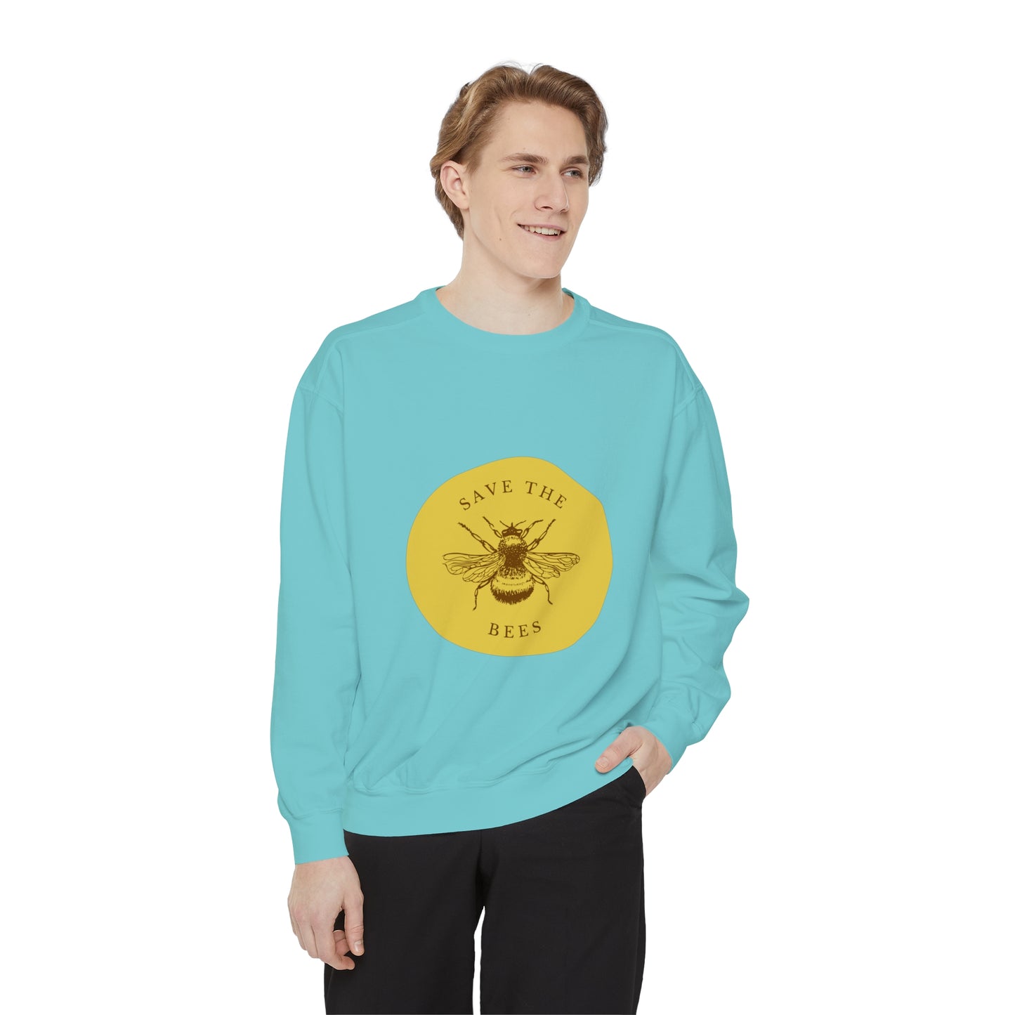 Save The Bees Unisex Garment-Dyed Sweatshirt