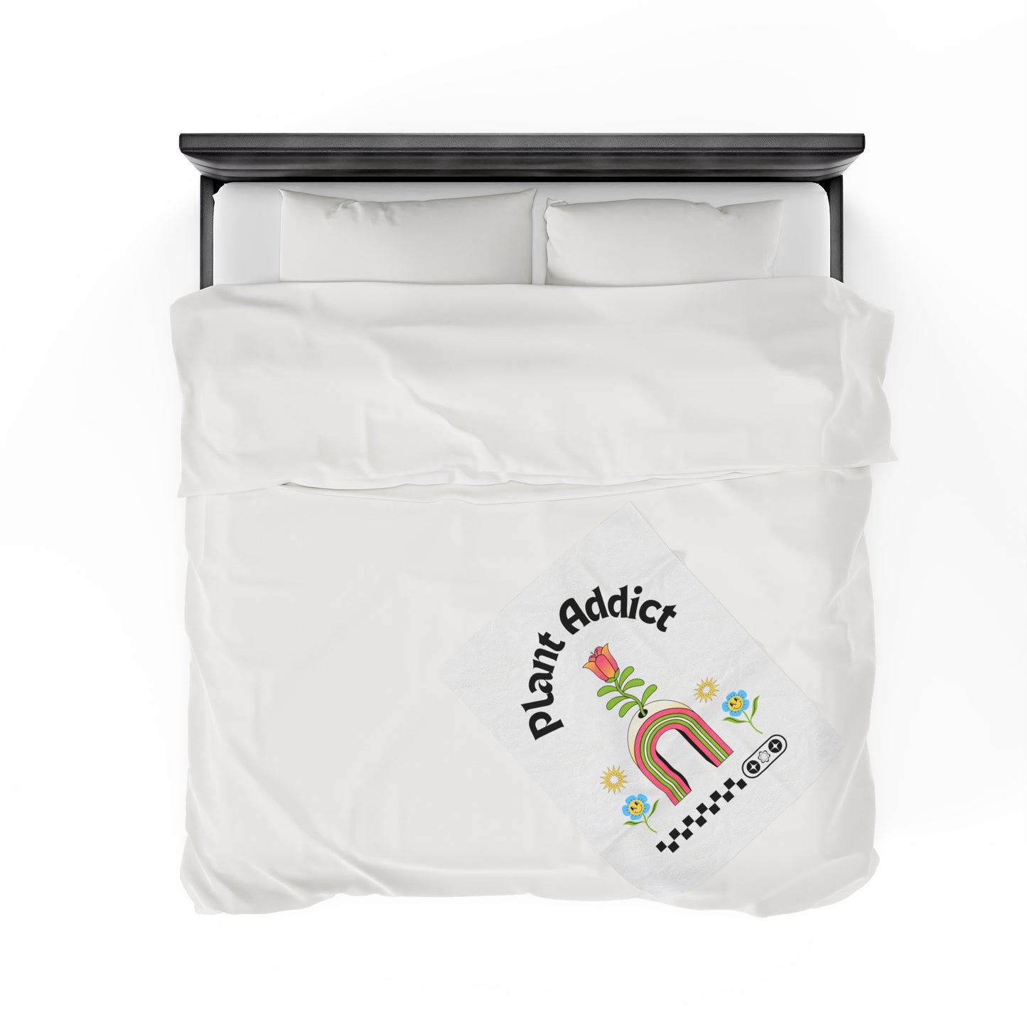 Plant Addict Velveteen Plush Blanket