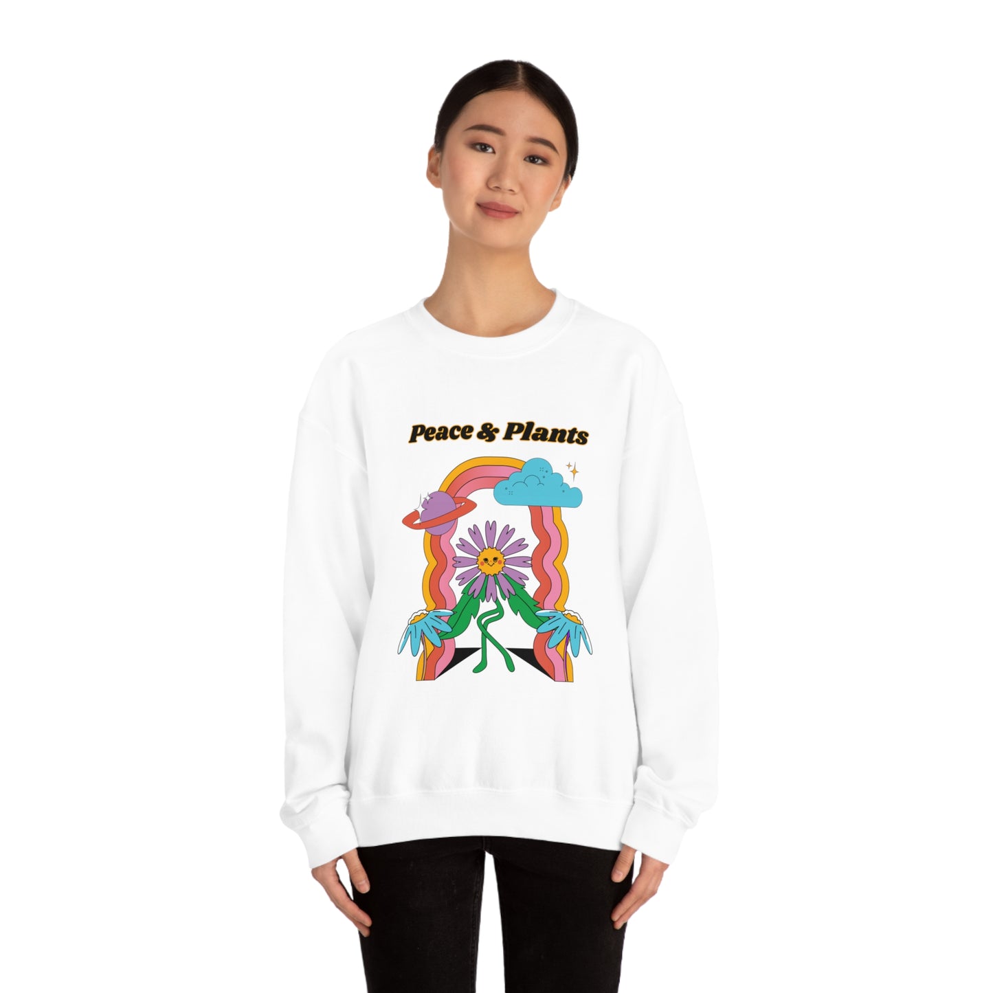 Peace & Plants Unisex Crewneck