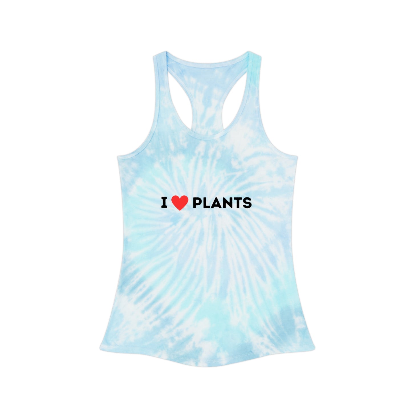 Love Plants Tie Dye Racerback Tank Top