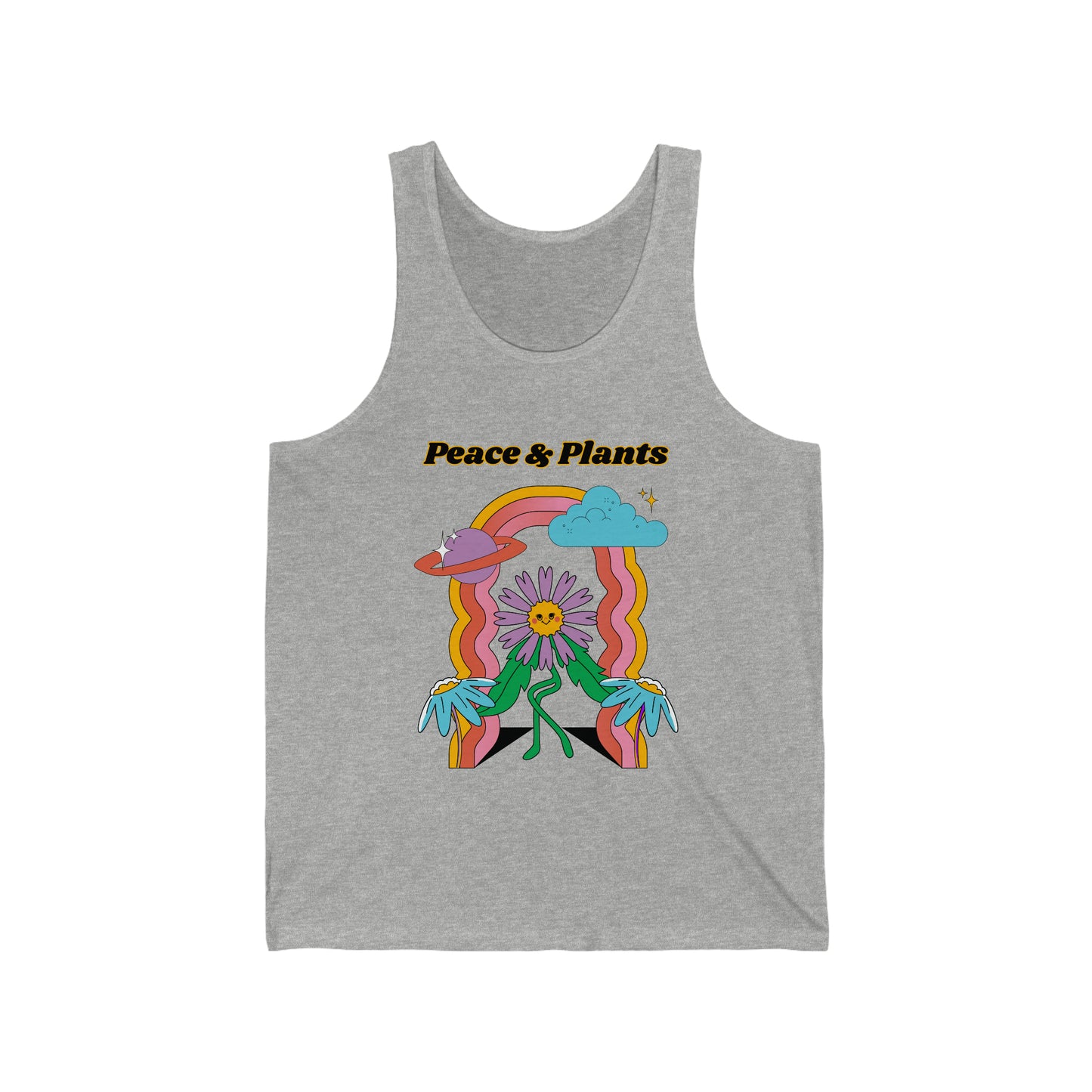 Peace & Plants Unisex Jersey Tank