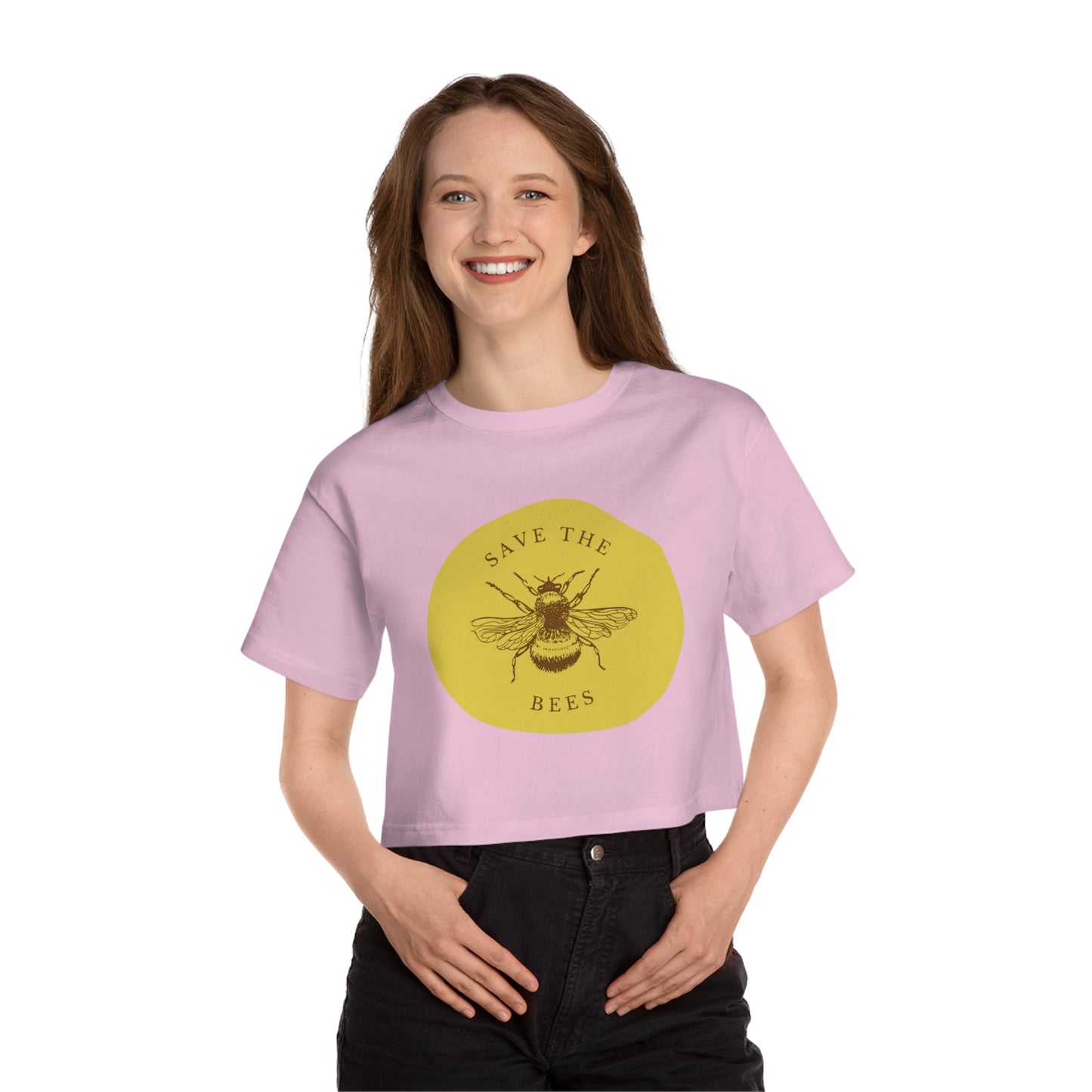 Save The Bees Champion Women's Cropped T-Shirt