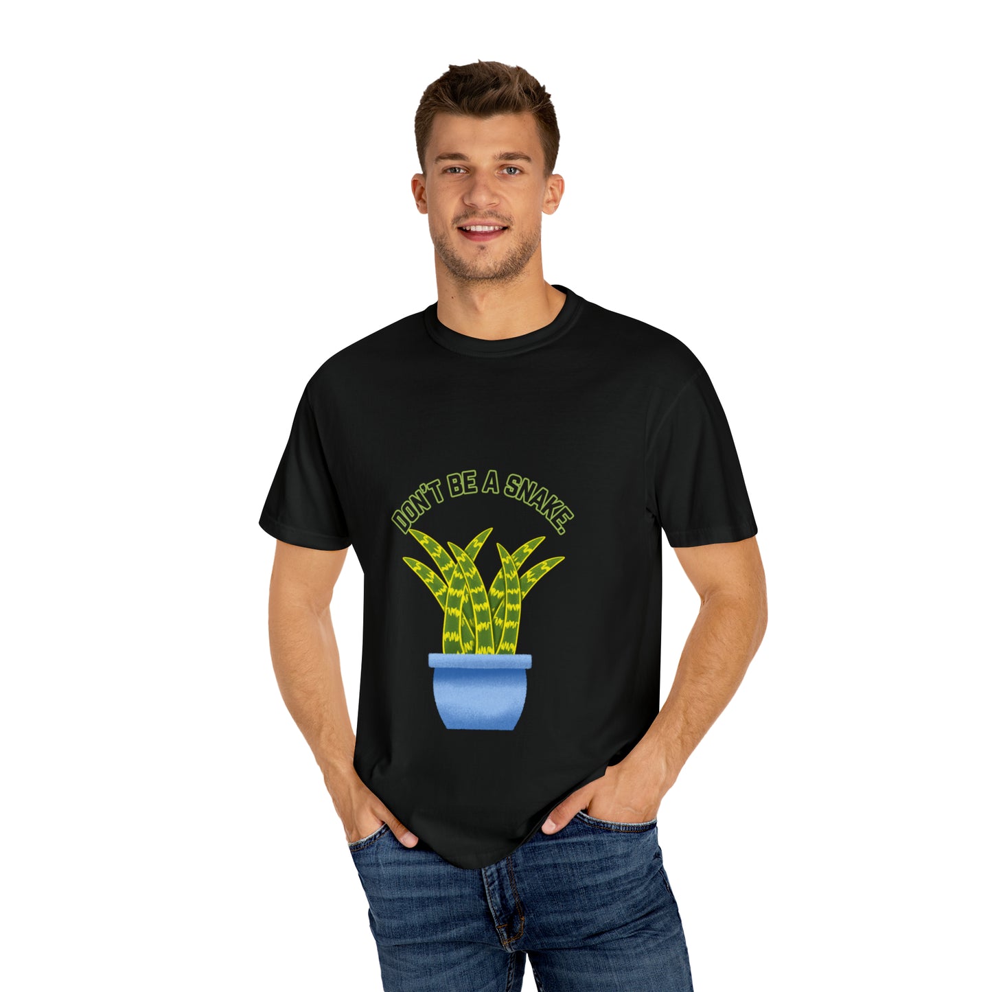 Don't Be A Snake Unisex Garment-Dyed T-shirt