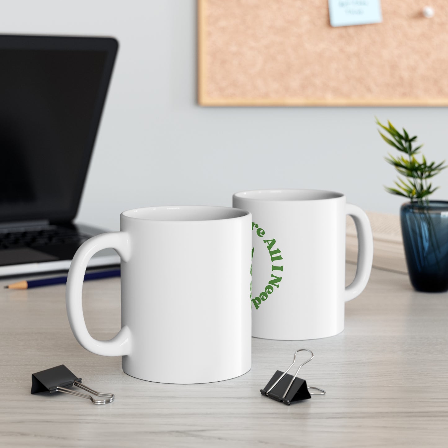 Plants & Cats Are All I Need Ceramic Mug