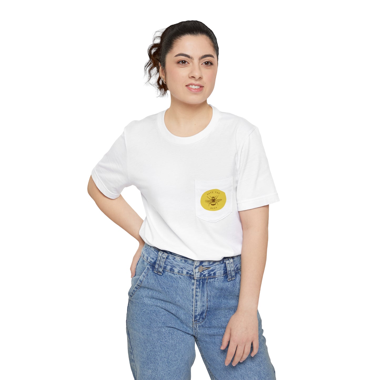 Save The Bees Unisex Pocket Tee