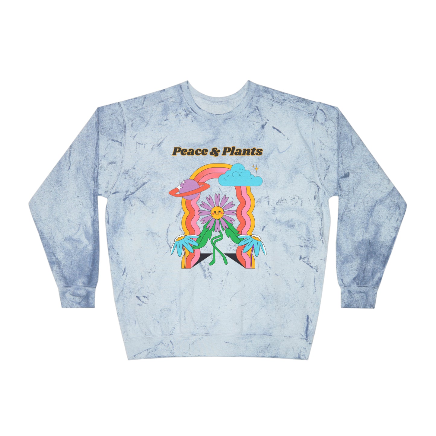 Peace & Plants Color Blast Crewneck