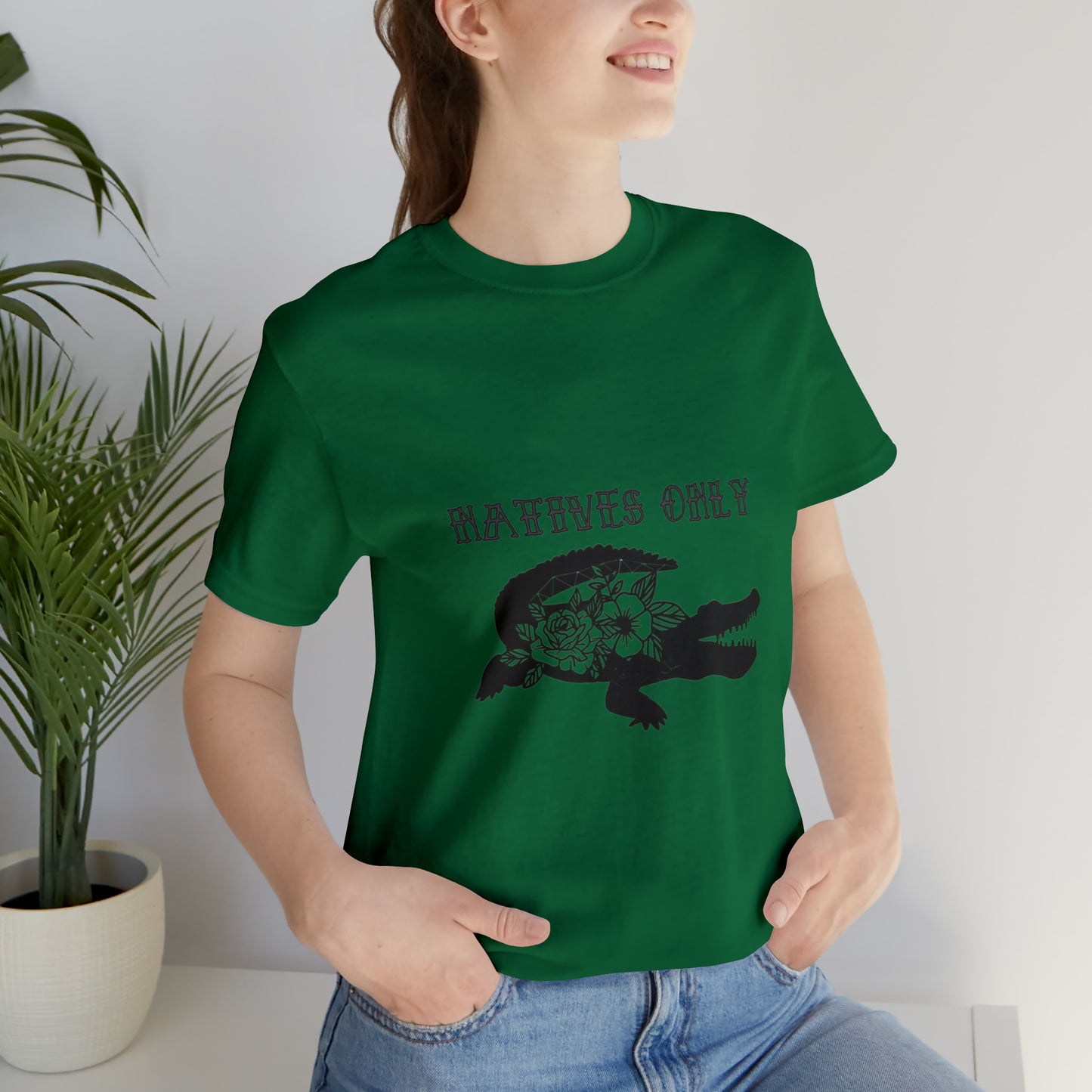 Natives Only Alligator Unisex Jersey Tee