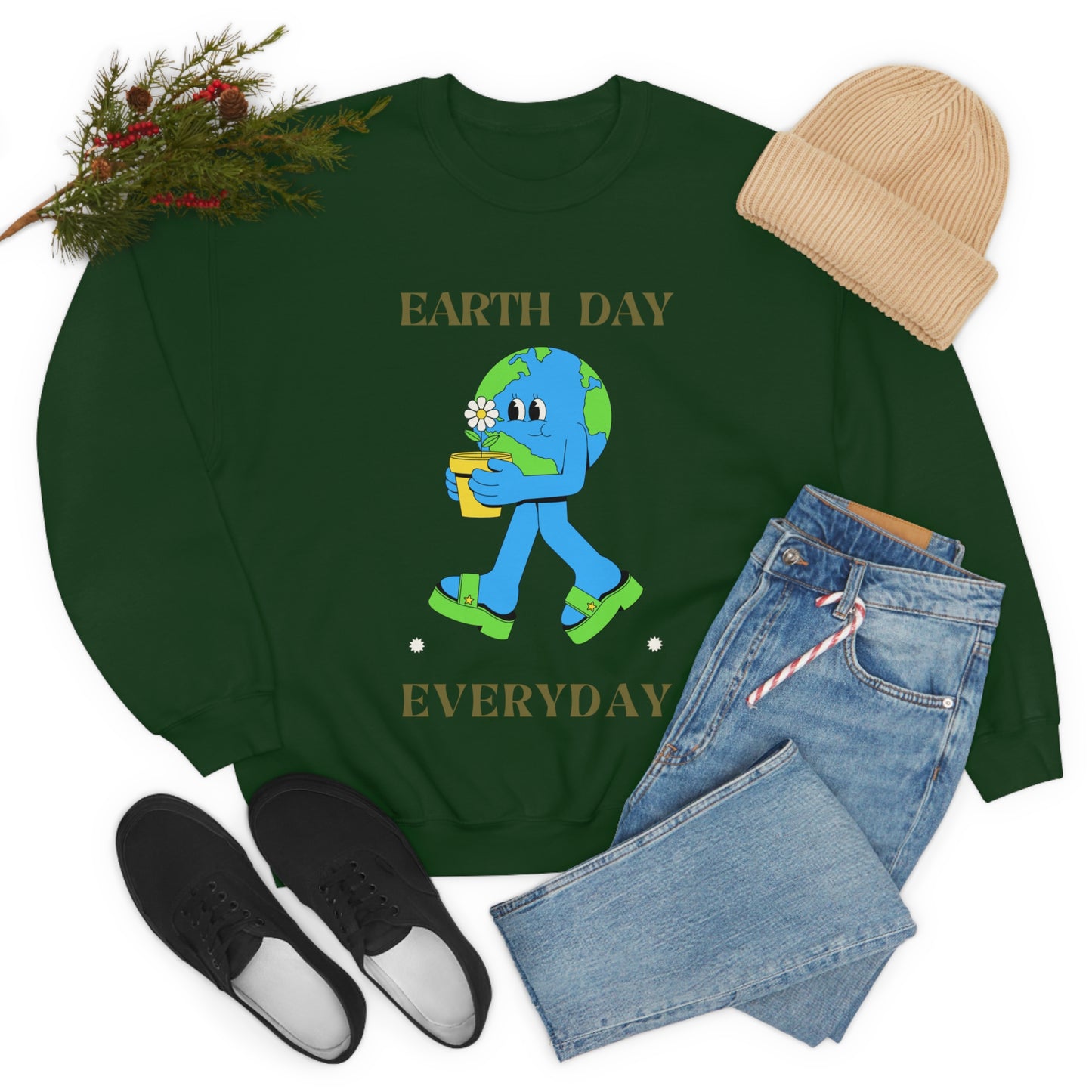 Earth Day Everyday Unisex Crewneck