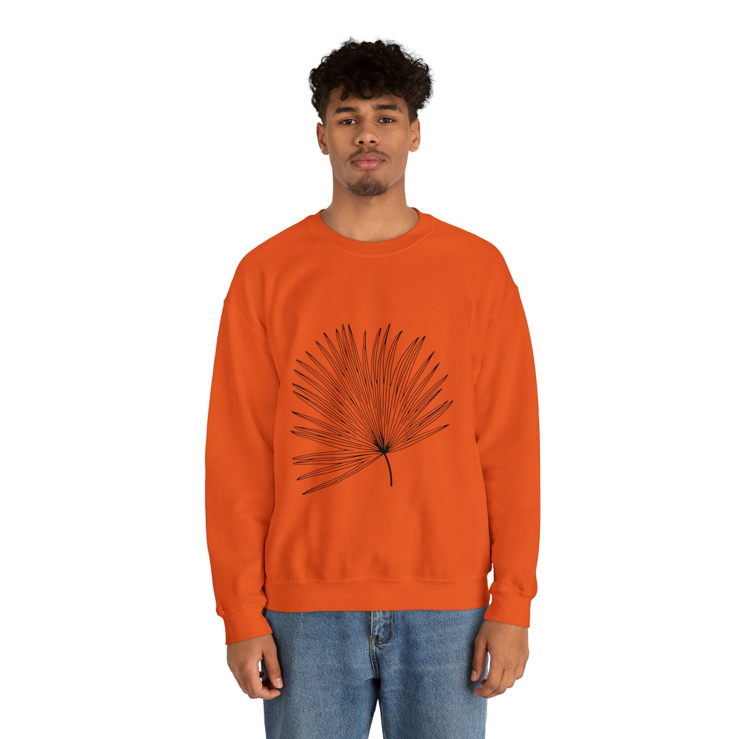 Palm Leaf Unisex Crewneck Sweatshirt